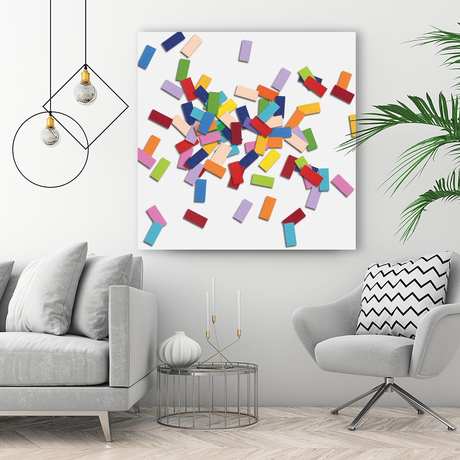 CONFETTI B Blanc - Premium White Confetti for Parties, Weddings & Celebrations | Perfect for Birthday Decorations, Baby Showers & Festive Events