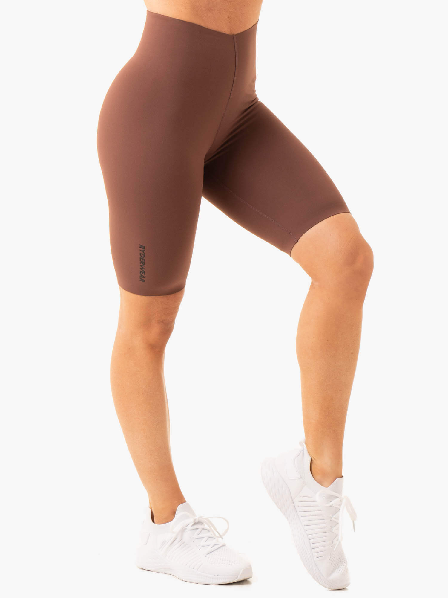 High-Performance Extend Compression Bike Shorts for Men & Women - Chocolate Brown - Ideal for Cycling, Running & Workouts