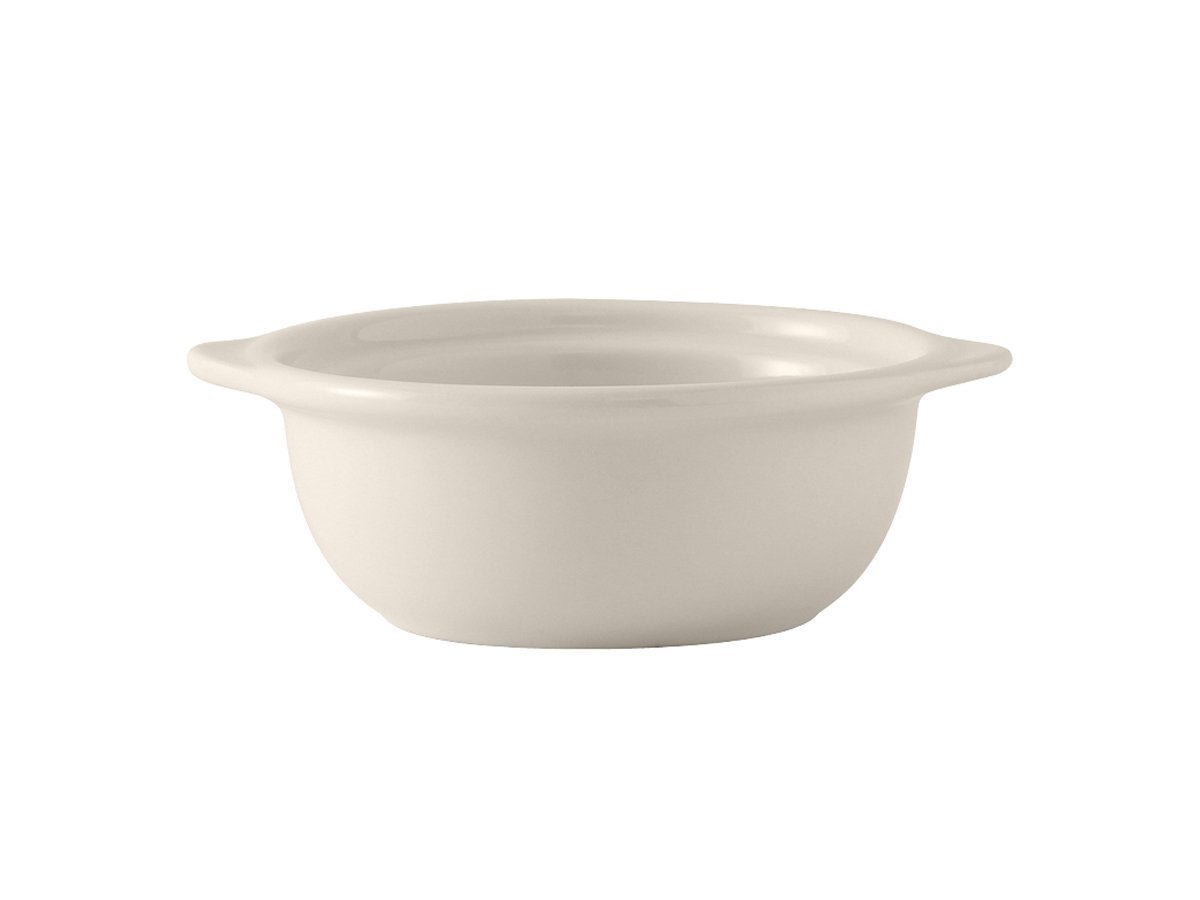 Premium Tuxton BES-1006 Ceramic Onion Soup Crocks - 8 oz, 6