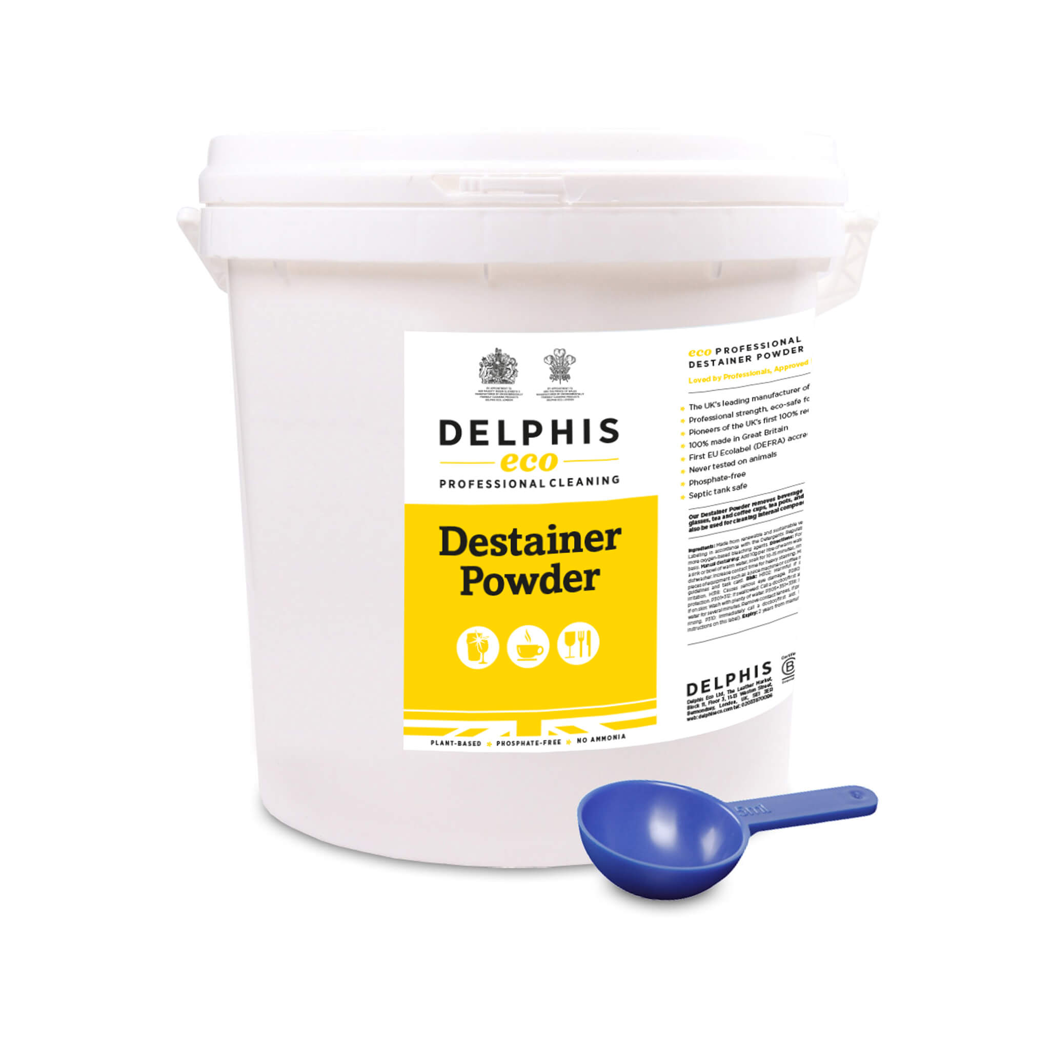 10KG Commercial Destainer Powder - Heavy-Duty Laundry Stain Remover for Hotels, Restaurants & Industrial Use