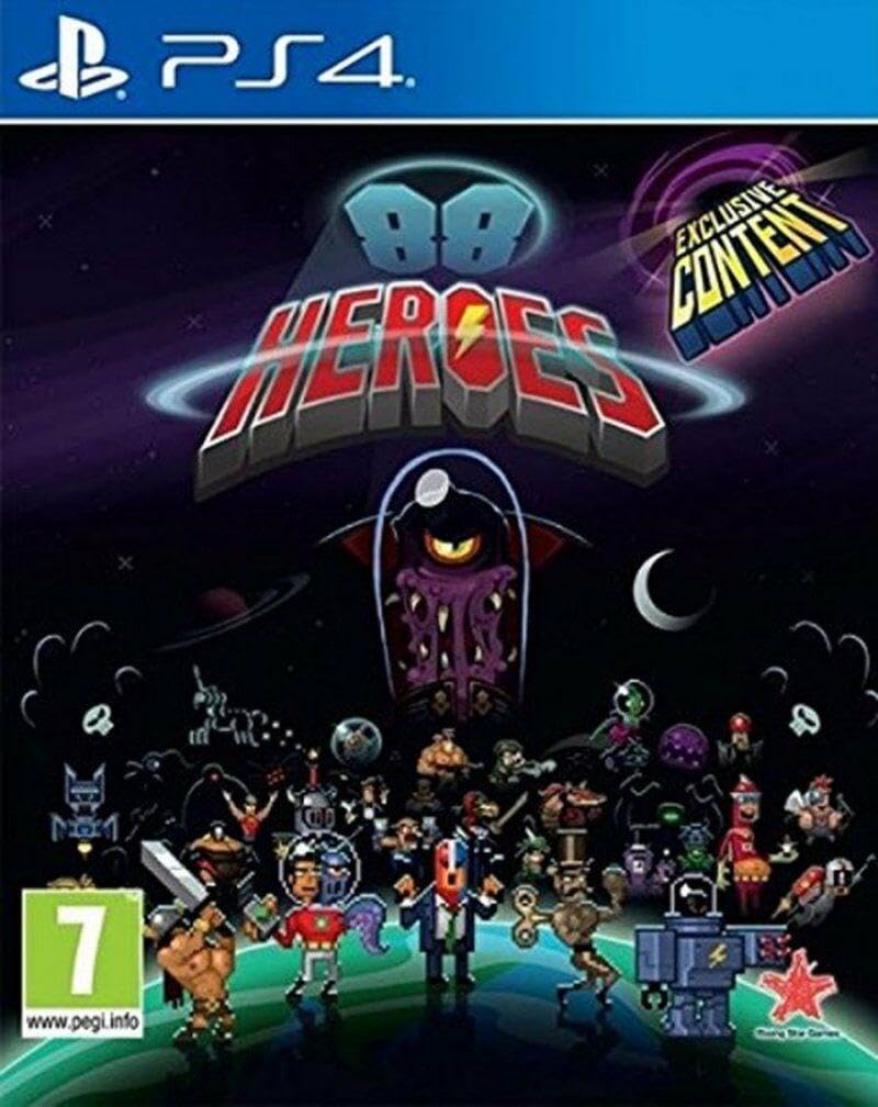 88 Heroes (PS4) - Action-Adventure Game for PlayStation 4 | Perfect for Multiplayer Gaming & Retro-Style Fun