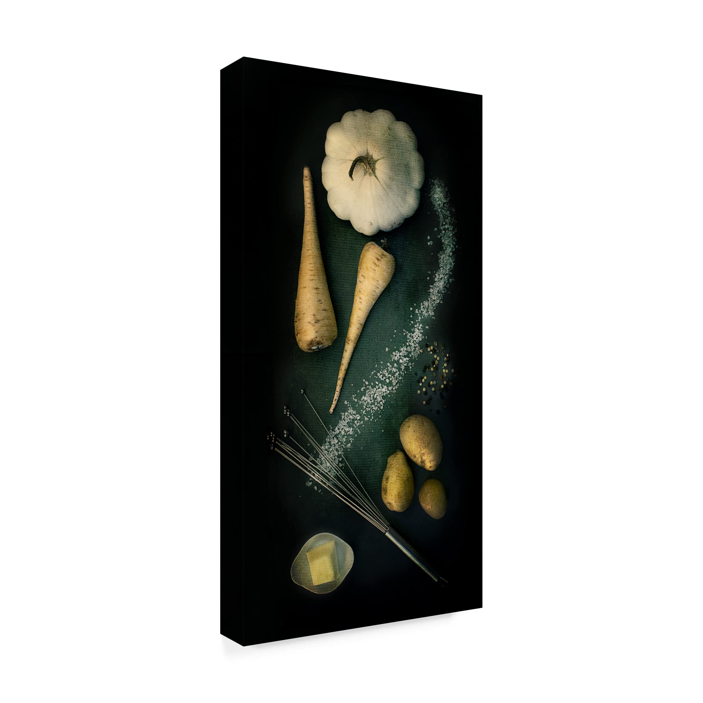 Trademark Fine Art 'The Recipe' Canvas Art by Bernadette Heemskerk - Handmade Kitchen Wall Decor for Home & Restaurant