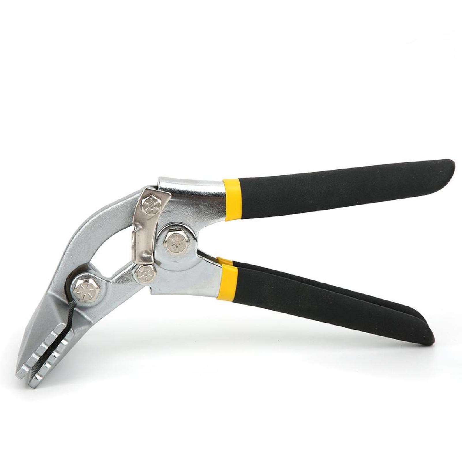 Professional Bending Pliers - Manual Sheet Metal Clamp with Non-Slip Handle, Curved Seaming Pliers for Metalworking, DIY Projects & Jewelry Making