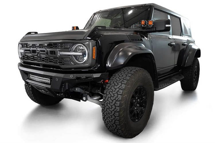 2022-2024 Ford Bronco Raptor Phantom Front Bumper ADD F260262110103 - Heavy Duty Off-Road Replacement Bumper for Adventure & Trail Riding