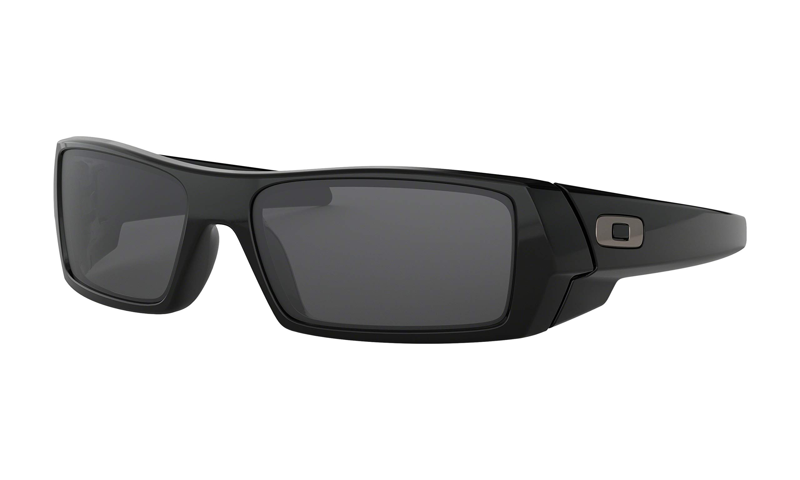 Oakley GASCAN Sunglasses - Polished Black/Grey Lens 03471 | UV Protection, Polarized, Lightweight & Durable for Running, Cycling & Outdoor Sports
