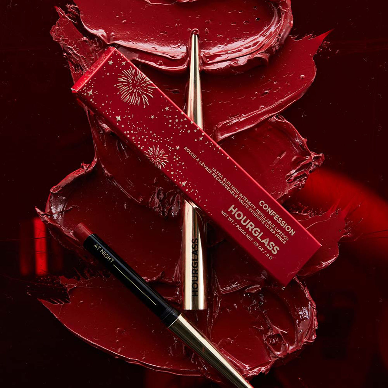 Confession Ultra Slim Refillable Lipstick - High Intensity Long Lasting Matte & Glossy Finish - Perfect for Everyday Wear, Date Night & Special Occasions