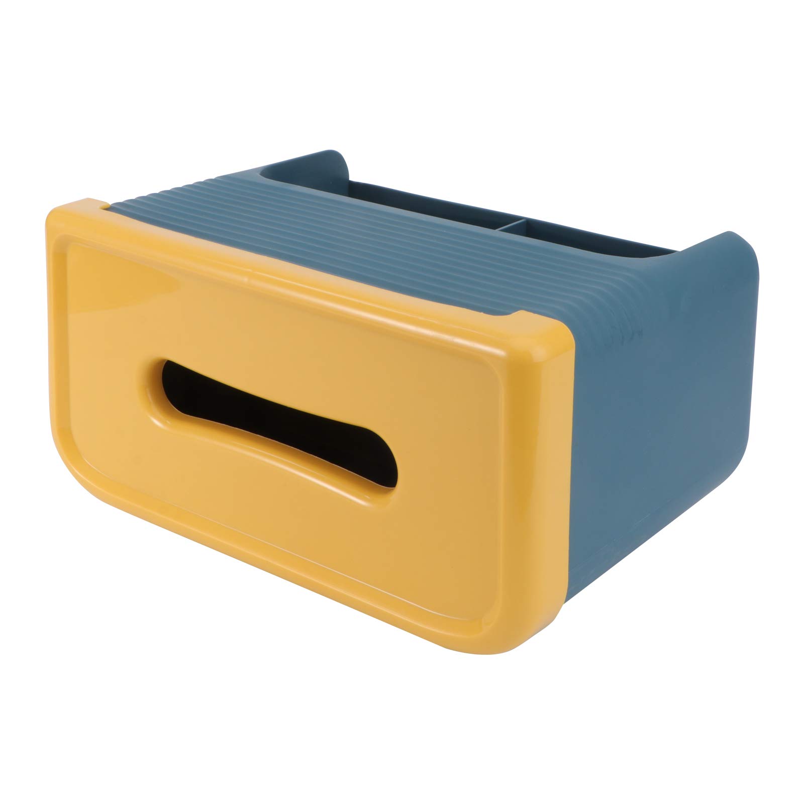 YARNOW Tissue Box - Multipurpose Desktop Tissue Dispenser & Organizer for Home, Office, and Car | Stylish Storage for Tissues, Pens, and Small Essentials