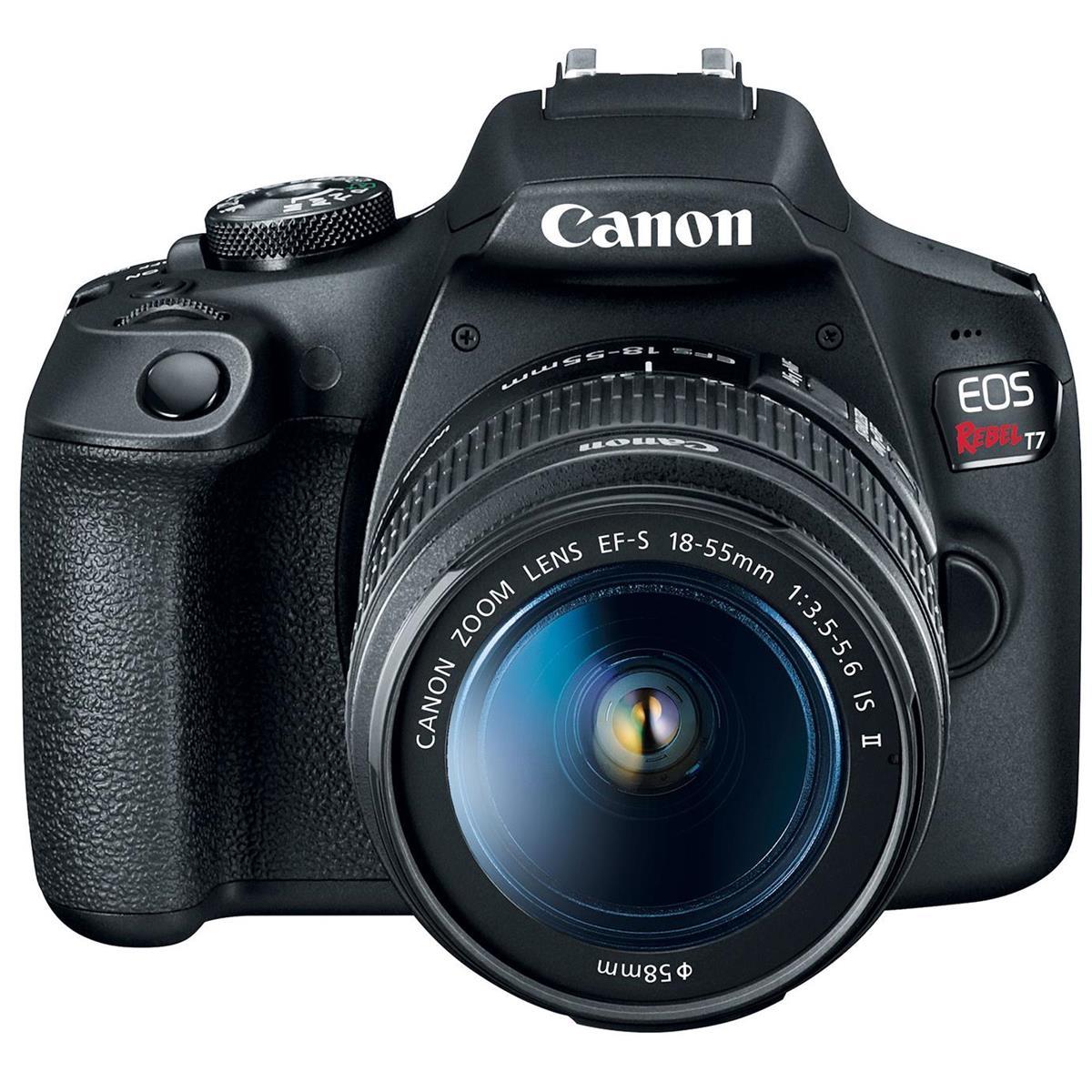 Canon EOS Rebel T7 DSLR Camera with 18-55mm Lens Kit | Professional Photography for Beginners, Travel & Vlogging | High-Quality Digital SLR with Auto Focus & WiFi