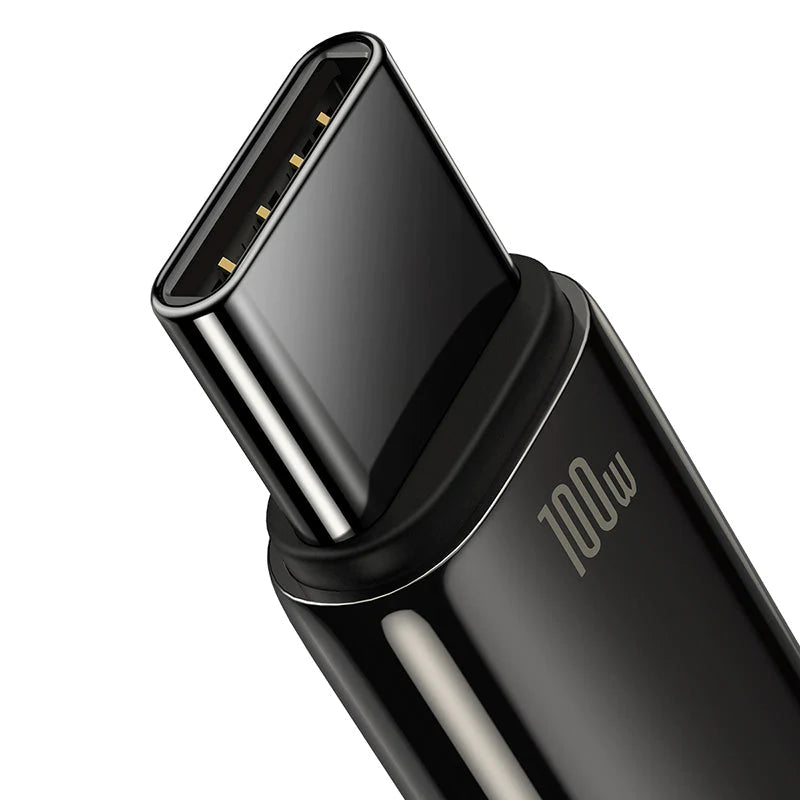 Baseus 100W USB C to USB Fast Charging Cable 1m - High-Speed Type C Charger for MacBook, iPhone 15, iPad, Samsung Galaxy - Perfect for Travel, Office & Home Charging