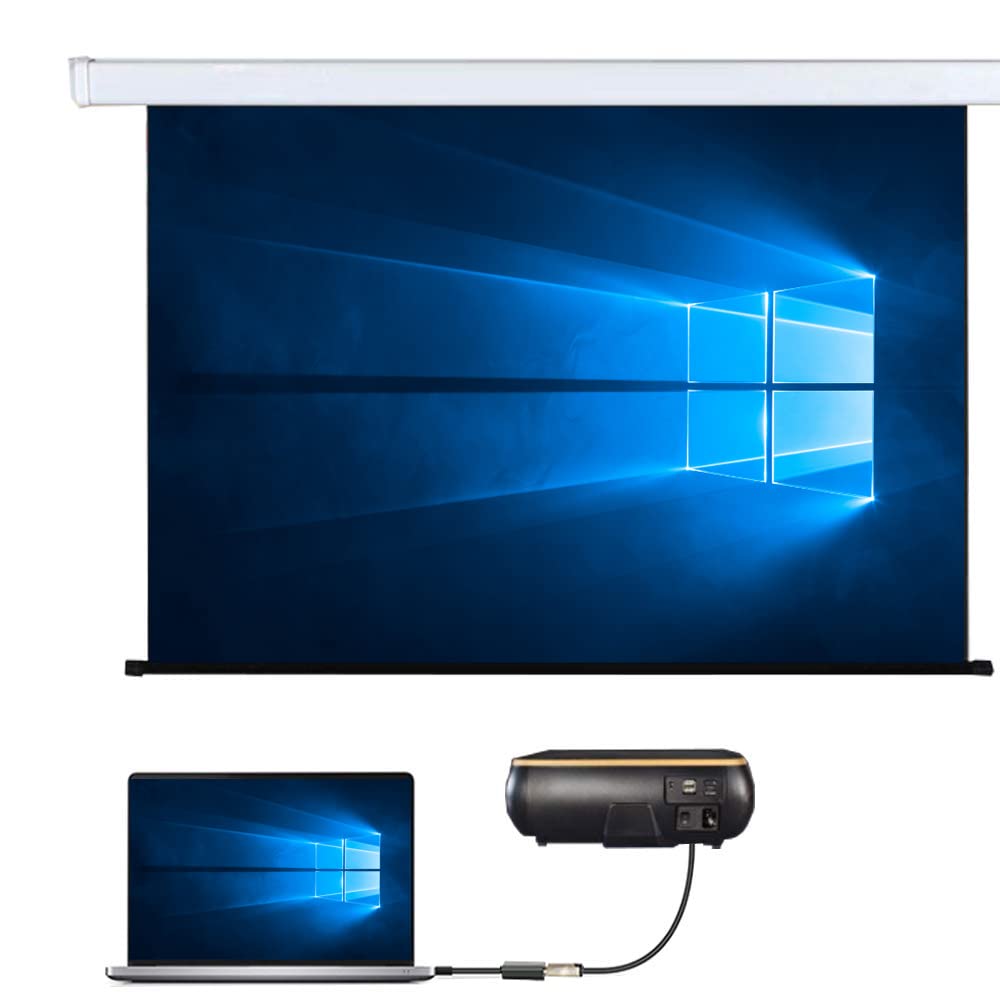 Gold-Plated Mini DisplayPort to HDMI Adapter | Thunderbolt to HDMI Cable for MacBook Pro/Air, Mac Mini & Surface Pro | 4K Video Streaming, Home Theater & Office Presentations
