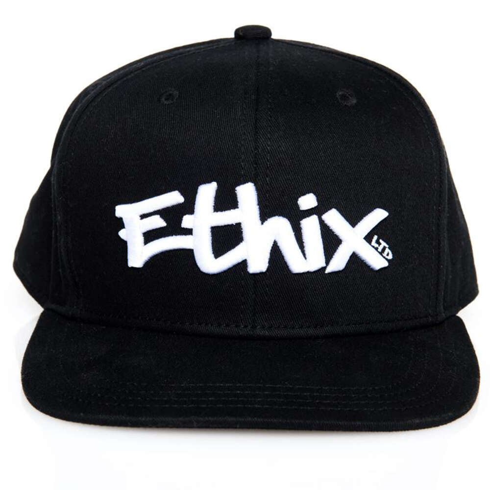 Ethix Black Baseball Cap for Men & Women - Stylish Adjustable Dad Hat for Outdoor, Sports & Casual Wear