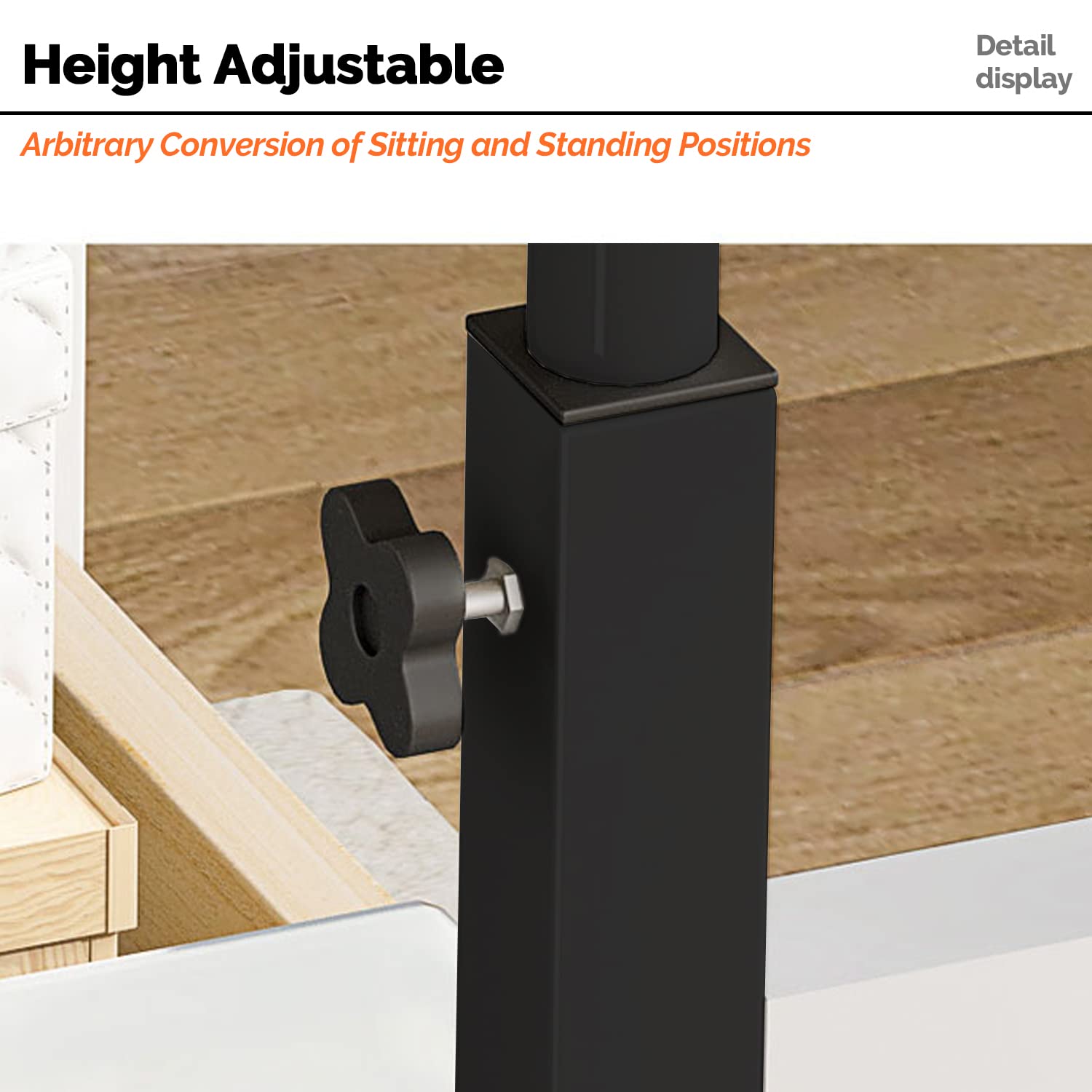 AIZ Adjustable Height Standing Desk - 39.4