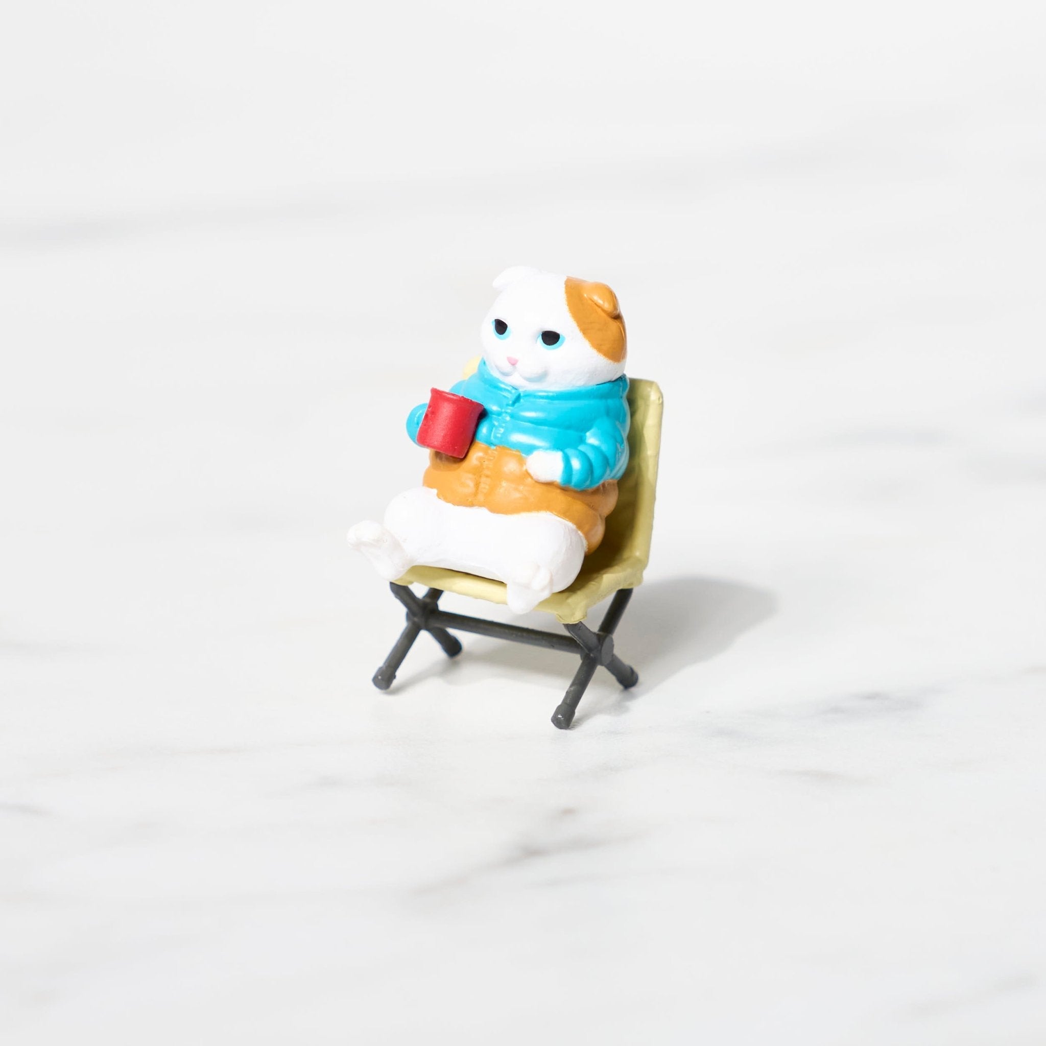 Cat's Holiday Campfire Edition Gacha Capsule Toy - Collectible Cute Cat Figures for Christmas Gifts & Party Favors | Perfect for Kids, Anime Fans & Christmas Tree Decorations