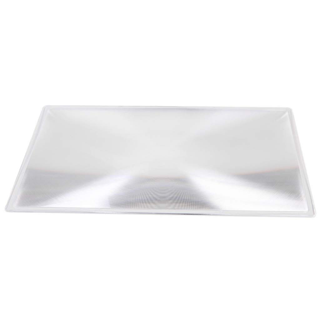 Magnifying Glass for Reading - Large Mirror Handheld Magnifier, Ultra-Thin A4 Size - Perfect for Seniors, Office & Stationery Supplies - Ideal for Reading Small Print, Crafts & Hobbies