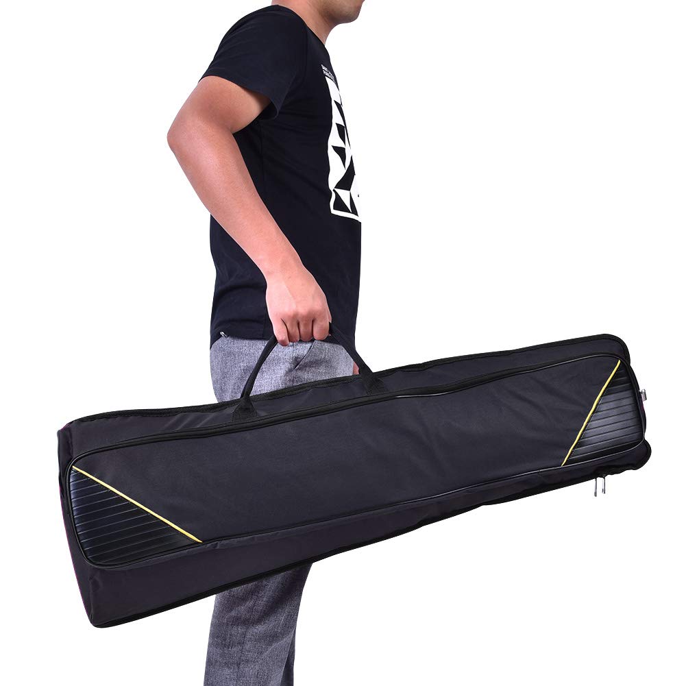 Portable Alto/Tenor Trombone Shoulder Bag - Durable Musical Instrument Case for Trombone Players - Compact & Lightweight Design - Perfect for School, Band Practice & Travel (Black)