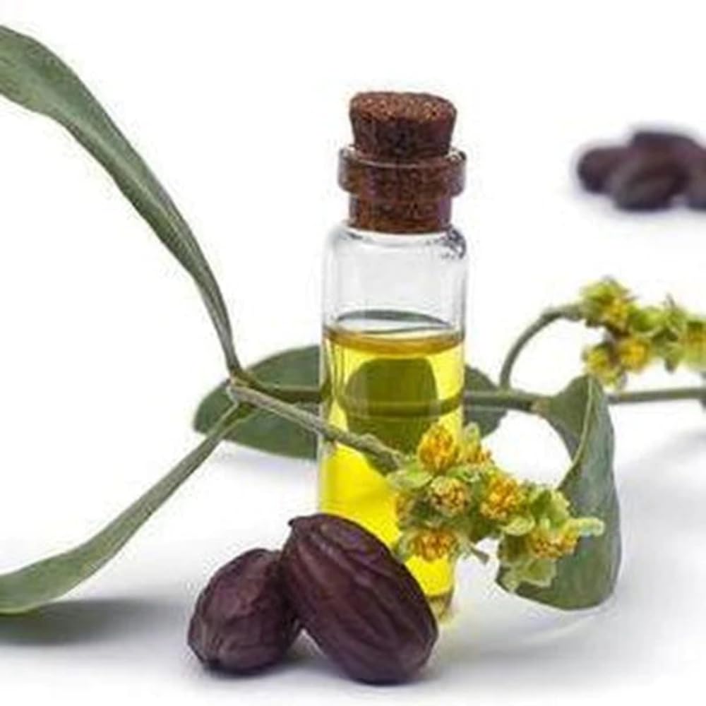Organic Jojoba Oil - Golden or Clear 4oz Glass Dropper Bottle for Skin, Hair & Nails Care | Moisturizing, Anti-Aging & Makeup Remover | Pure Cold-Pressed for Face, Body & DIY Beauty Recipes