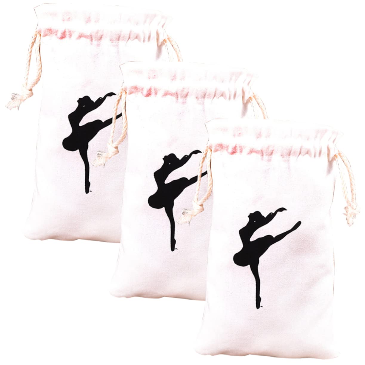 12-Pack MUSISALY Portable Ballet Shoe Bags for Dance - Lightweight Travel Shoe Organizer with Durable Polyester Fabric - Perfect for Ballet Classes, Dance Practice & Gym Storage