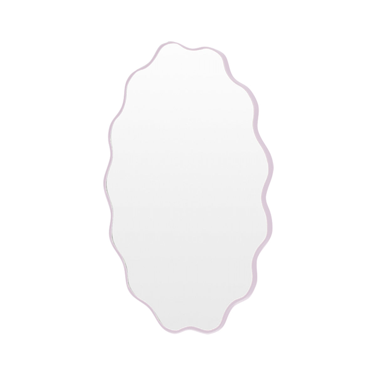 Artemis Oval Wall Mirror - Elegant Lilac Home Decor for Living Room, Bedroom & Bathroom - Perfect for Vanity, Entryway & Modern Interior Design
