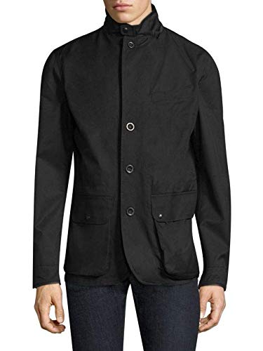 Ralph Lauren Men's Performance Polo Outwear Coat - Lightweight Water-Resistant Jacket for Outdoor Activities, Size XL, Black - Perfect for Hiking, Running & Casual Wear