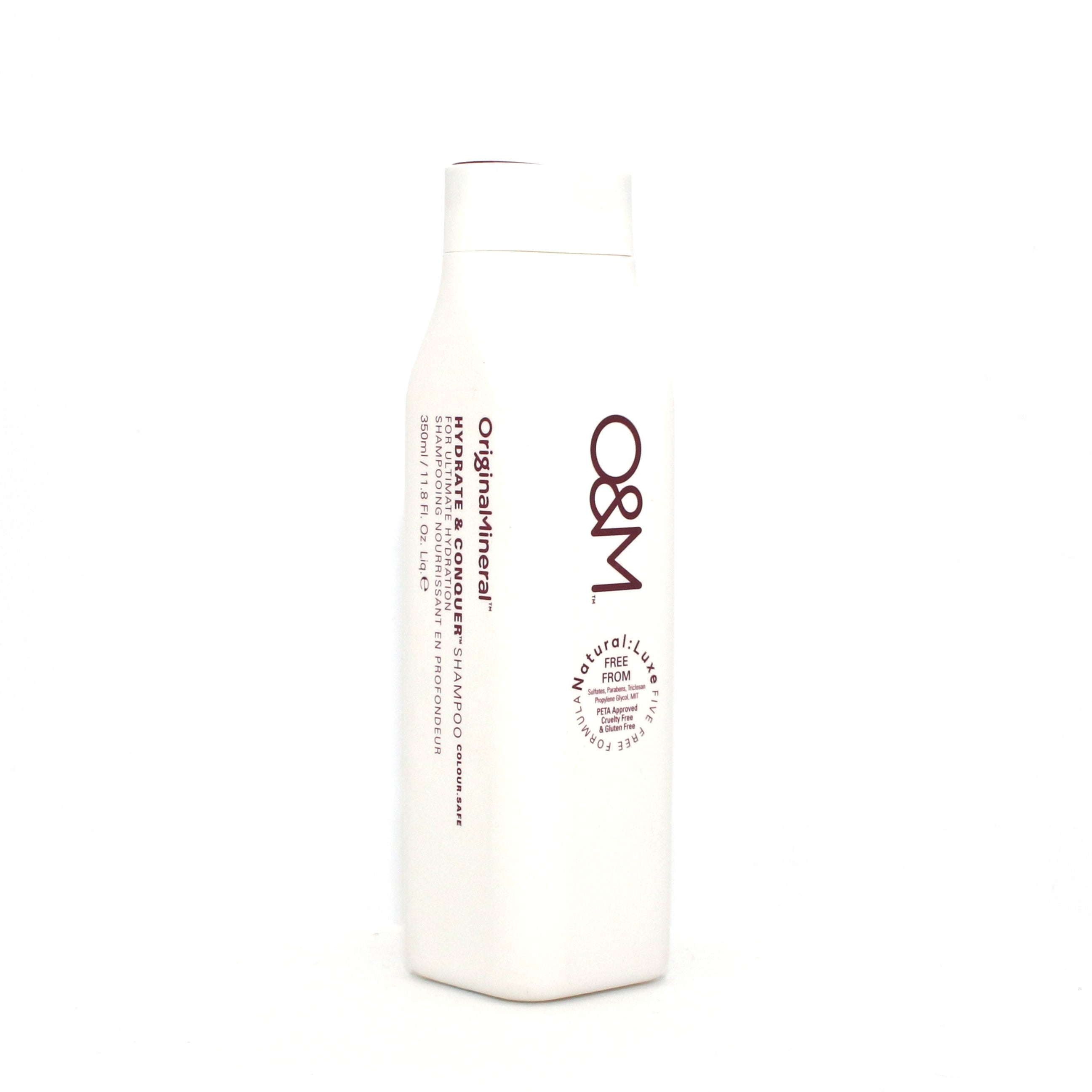 O&M Hydrate and Conquer Shampoo 11.8 oz - Sulfate-Free Moisturizing Shampoo for Dry & Damaged Hair - Hydrating & Repairing Hair Care for Women & Men - Perfect for Daily Use & Salon-Quality Results