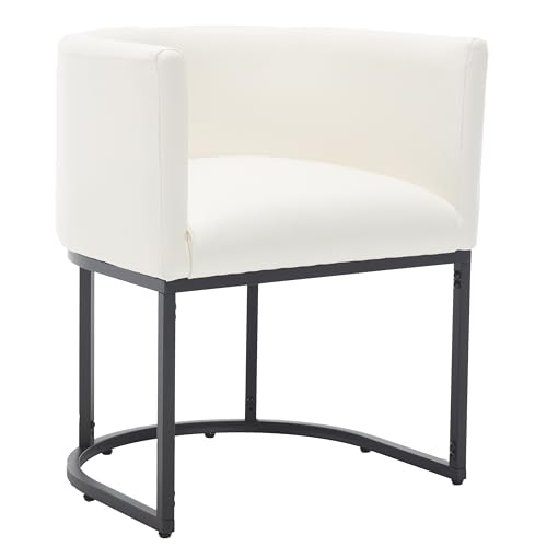 White Pu Leather, Black Legs