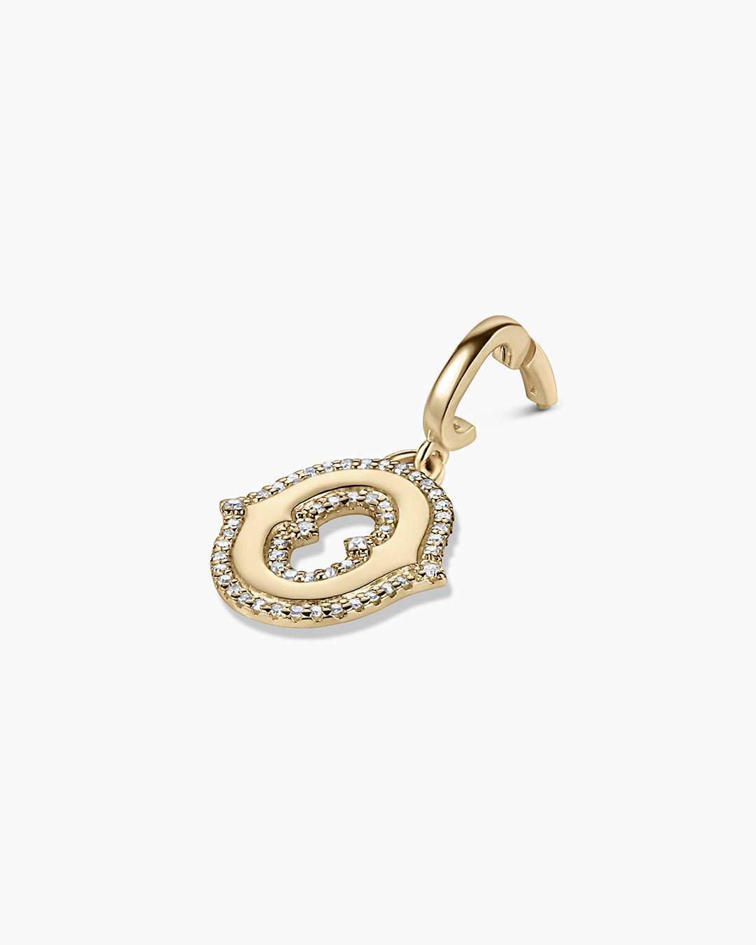 Diamond Era Alphabet Charm Pendant - A-Z Initial Letter Necklace for Women, Personalized Jewelry Gift for Her - Perfect for Birthdays, Anniversaries, and Special Occasions