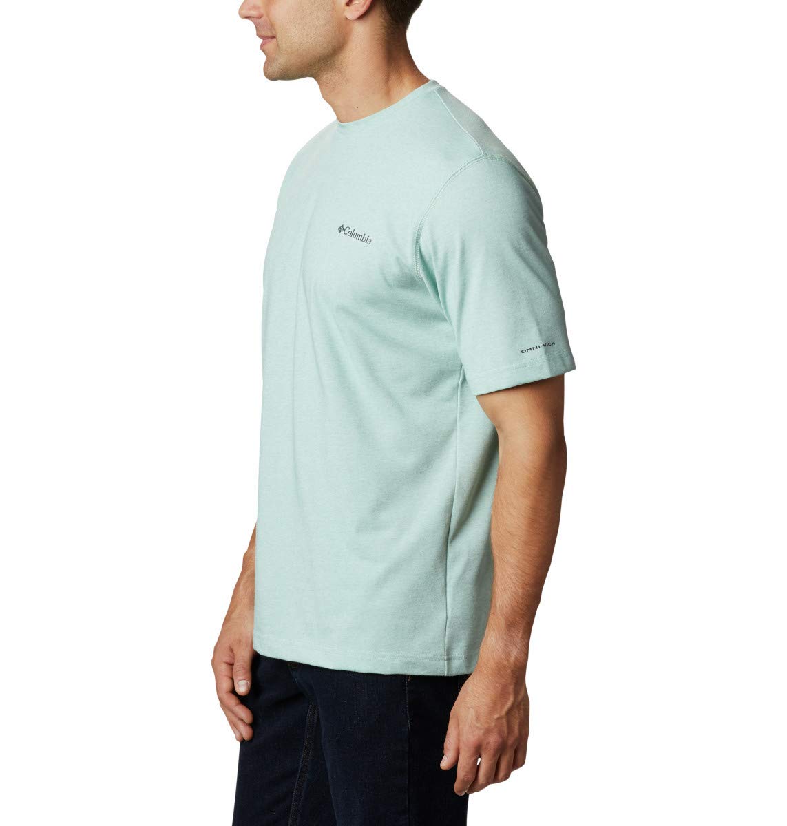 Columbia Men's Thistletown Park Crew Sun Protection Shirt - UPF 50+ UV Protection, Moisture-Wicking & Breathable Quick-Dry Hiking Shirt for Outdoor Activities, Camping, and Travel