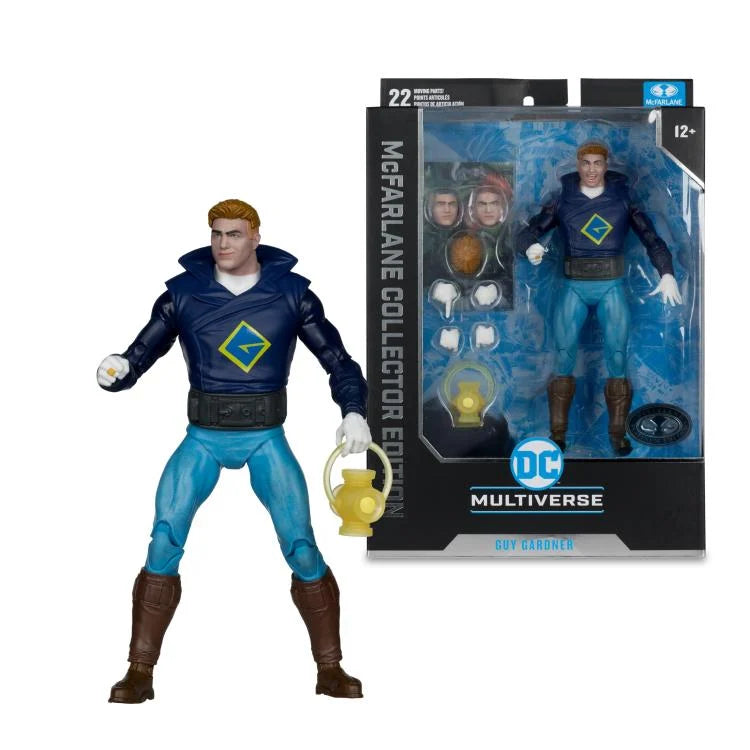 Guy Gardner Platinum Edition Chase Green Lantern Corps DC Multiverse Collector Action Figure #32 - Perfect for DC Comics Fans, Collectors & Display