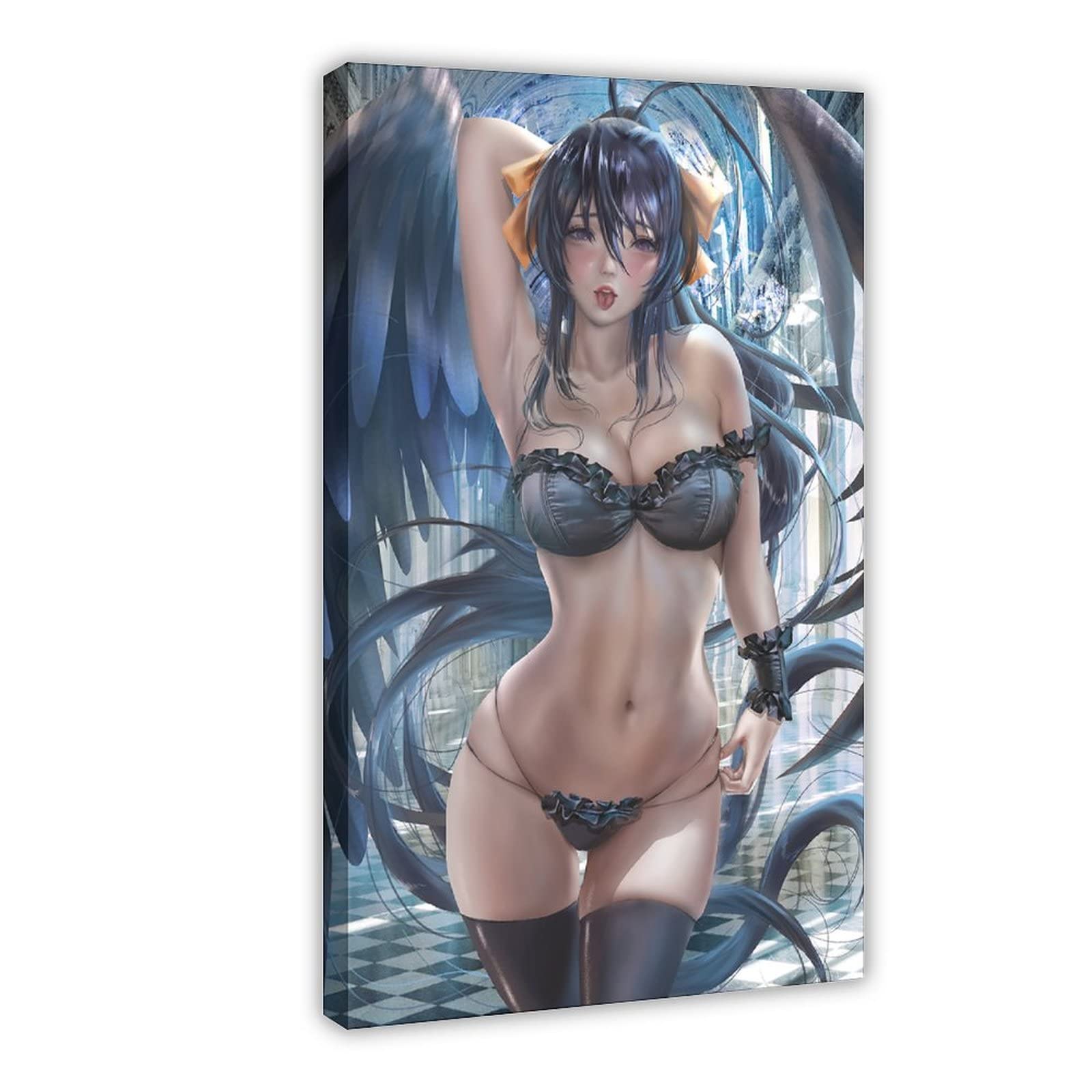 ENDDE Anime Art Print - Sensual Nude Truth Uncensored Poster (12x18 inch, 30x45cm) - Frame-Style Wall Decor for Adult Bedroom, Man Cave or Private Collection - Lesbian Art, Mature Aesthetic Living Room Decoration