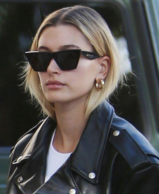 Celine CL41468 Black Cat Eye Sunglasses for Women - Stylish UV Protection Shades for Summer & Outdoor Activities