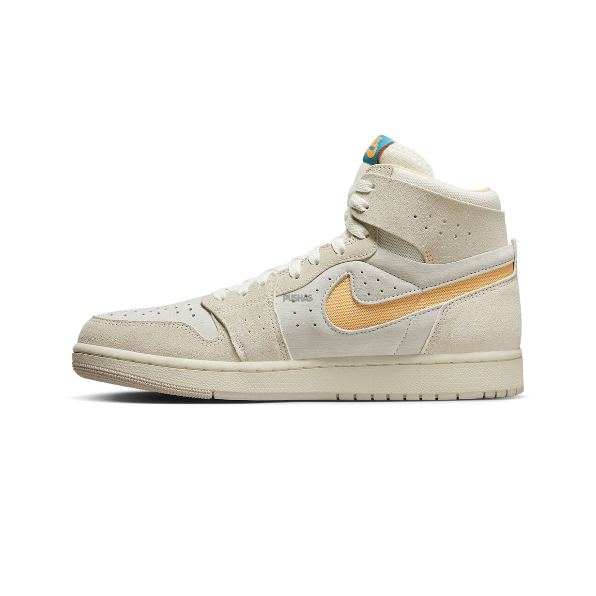 Air Jordan 1 Zoom CMFT 2 'Orewood Brown Bright Citrus Sail' Sneakers (2023) - Men's Basketball Shoes for Casual Wear & Street Style Fashion