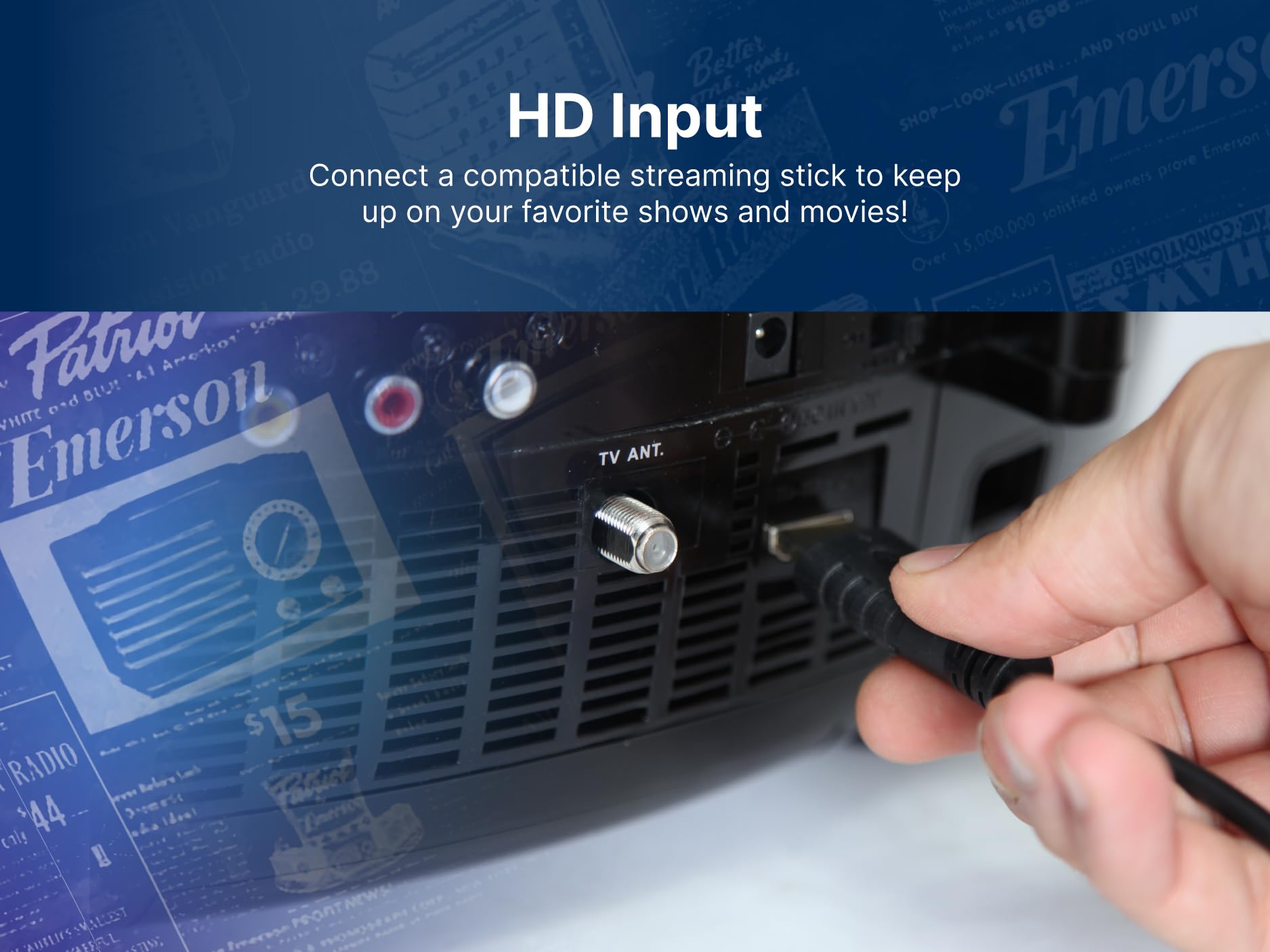 Emerson EDL-2870H Portable Bluetooth DVD Player with 7