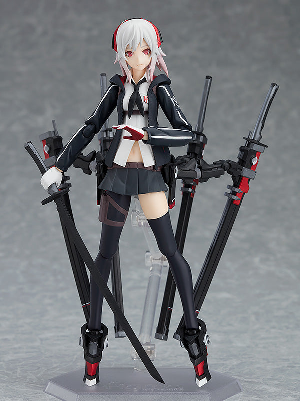 Figma #422 Shi Heavily Armed High School Girls Action Figure - Anime Collectible Model for Display & Cosplay Scenes