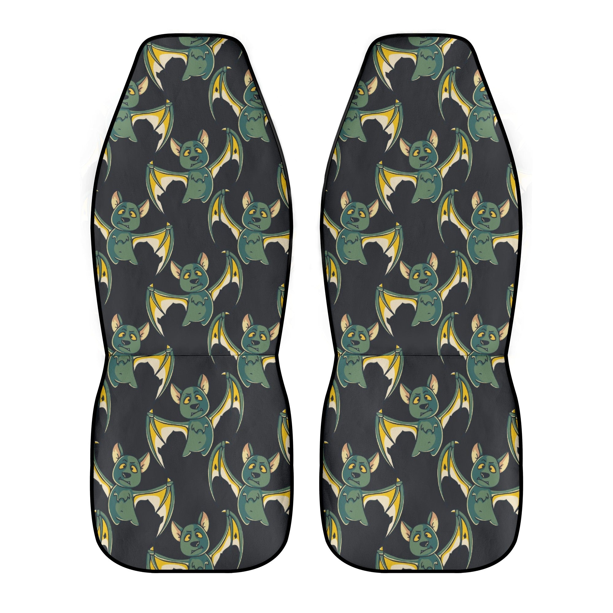 Batty The Bat Front Car Seat Covers - Waterproof & Non-Slip Universal Fit for Sedan, SUV, Truck - Perfect for Pets, Kids & Everyday Protection