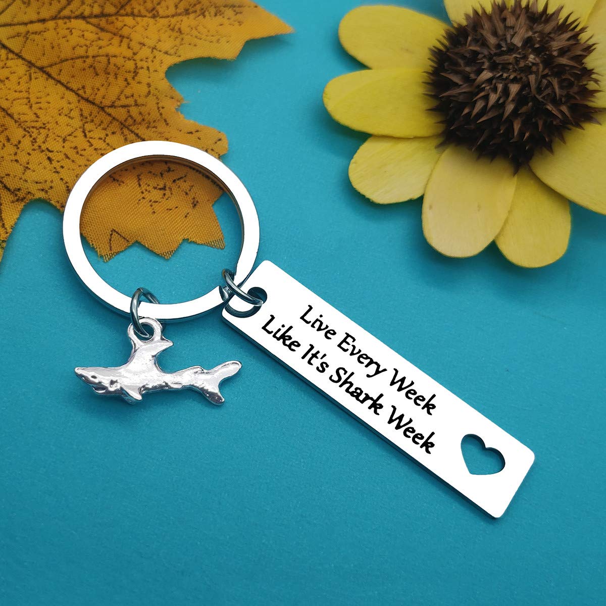 Shark Keychain - Perfect Shark Week Gifts for Him & Her | Shark Lover Accessories, Diver Gifts & Unique Shark Stuff | Great for Everyday Carry, Beach Trips & Marine Enthusiasts
