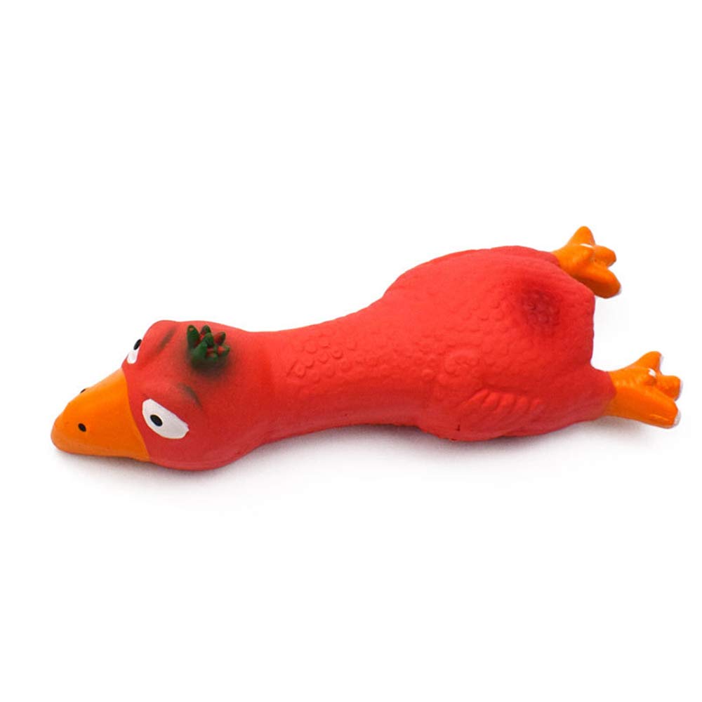 3PCS Dog Squeaky Toys - Small Screaming Chicken Chew Toys for Puppies & Medium Dogs, 6.6