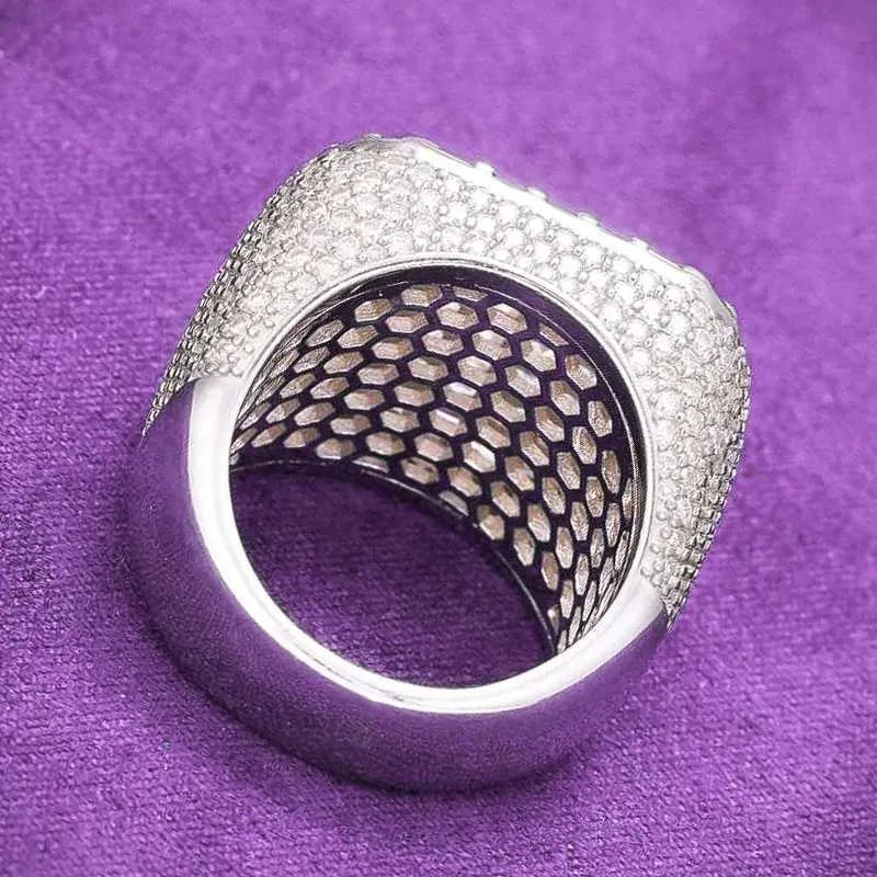 14K White Gold 9 Ring Set with VVS Moissanite Diamonds - Perfect for Engagement, Wedding & Anniversary Gifts