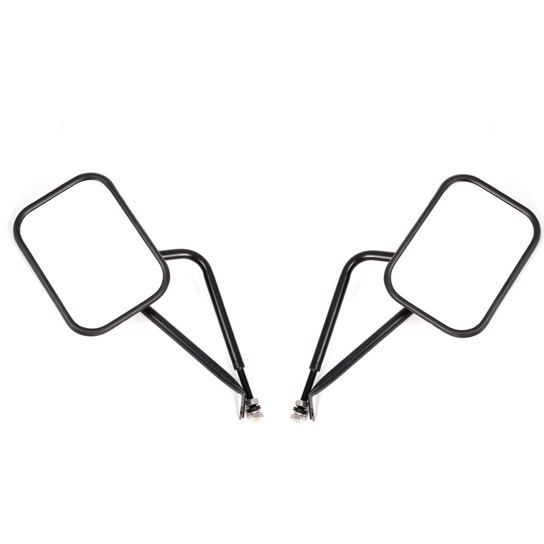 2 PCS Rectangular Reversing Side View Mirrors for Jeep Wrangler JK 2007-2017 - Car Door Off-Road Accessories for Enhanced Safety & Parking Assistance | Perfect for Off-Roading, Tight Parking & Blind Spot Visibility