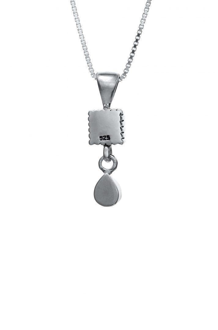 Authentic Jerusalem Nano Bible Torah Pendant with Genuine Roman Glass Drop - 925 Sterling Silver Necklace for Religious Jewelry & Spiritual Gifts | Perfect for Baptism, Confirmation & Faith-Based Occasions