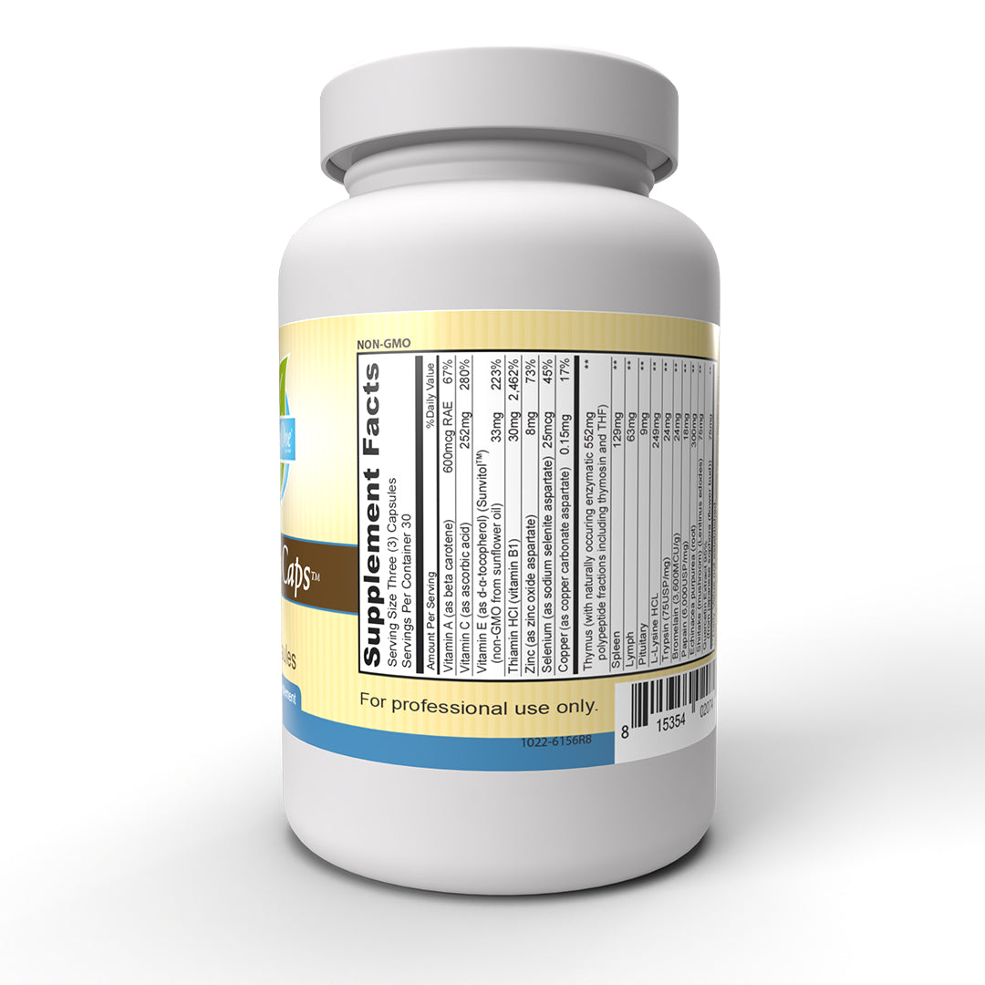 Priority One Immuno Caps (90 Capsules) - Immune Support Supplement for White Blood Cell Activity & Normal Immune Response - Daily Wellness & Immune Booster for Adults