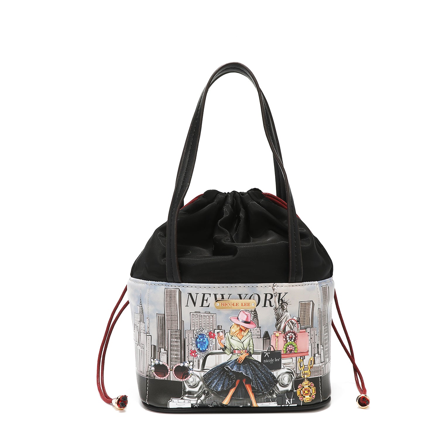 SELENA Drawstring Backpack - Lightweight & Waterproof Gym Sack for Women & Men - Perfect for Workout, Travel, Hiking & School