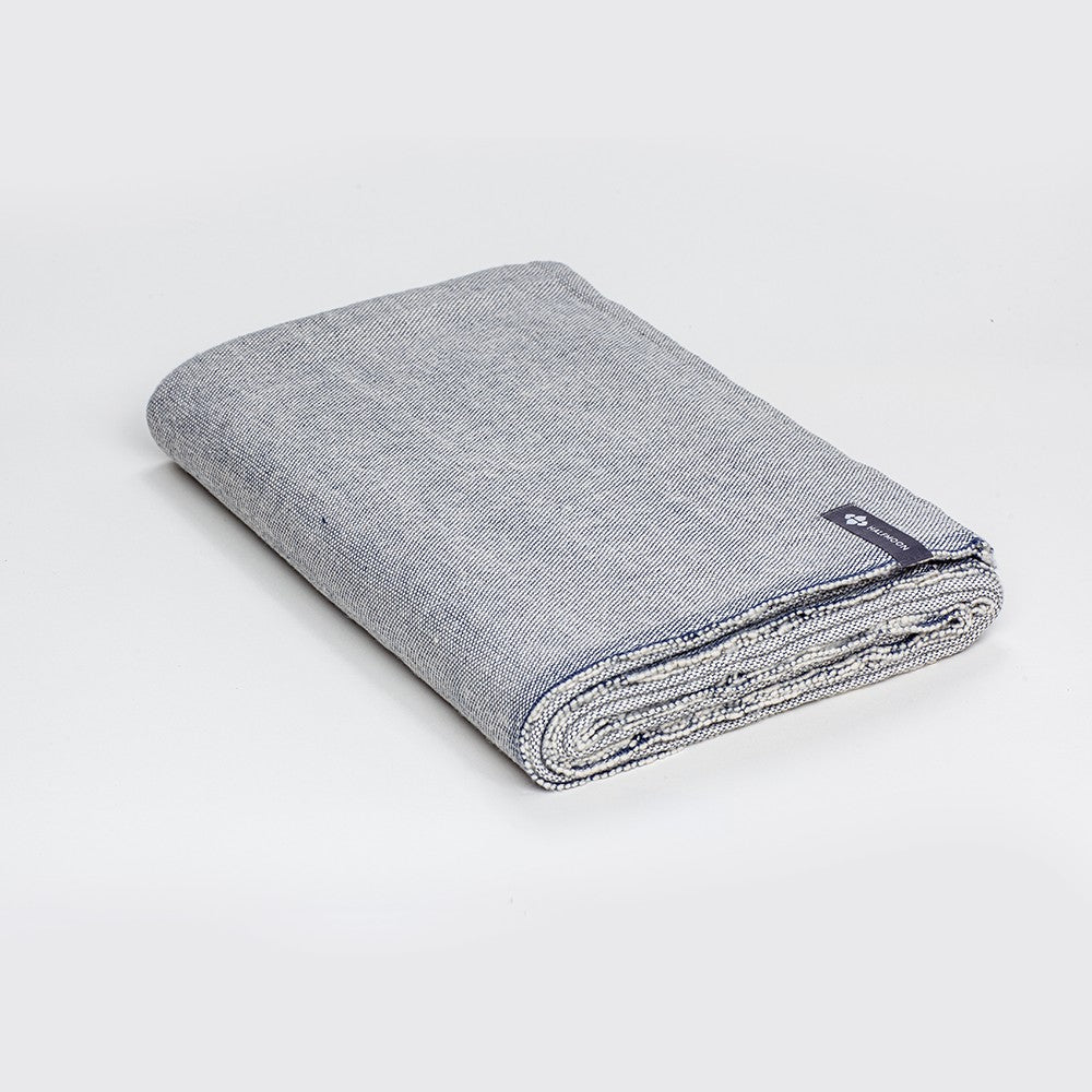 Halfmoon Classic Cotton Yoga Blanket - Soft & Durable for Yoga, Meditation & Home Comfort - Perfect for Studios, Gyms & Relaxation