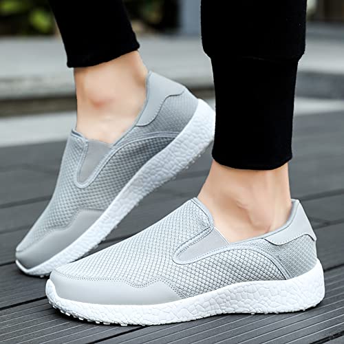 **Eliogn Men's Walking Shoes - Breathable Mesh Slip-On Sneakers for Running, Casual & Outdoor | Comfortable Loafers for Walking, Sports & Fashion**    **Use Cases:** Perfect for daily walks, gym workouts, casual outings, and travel.