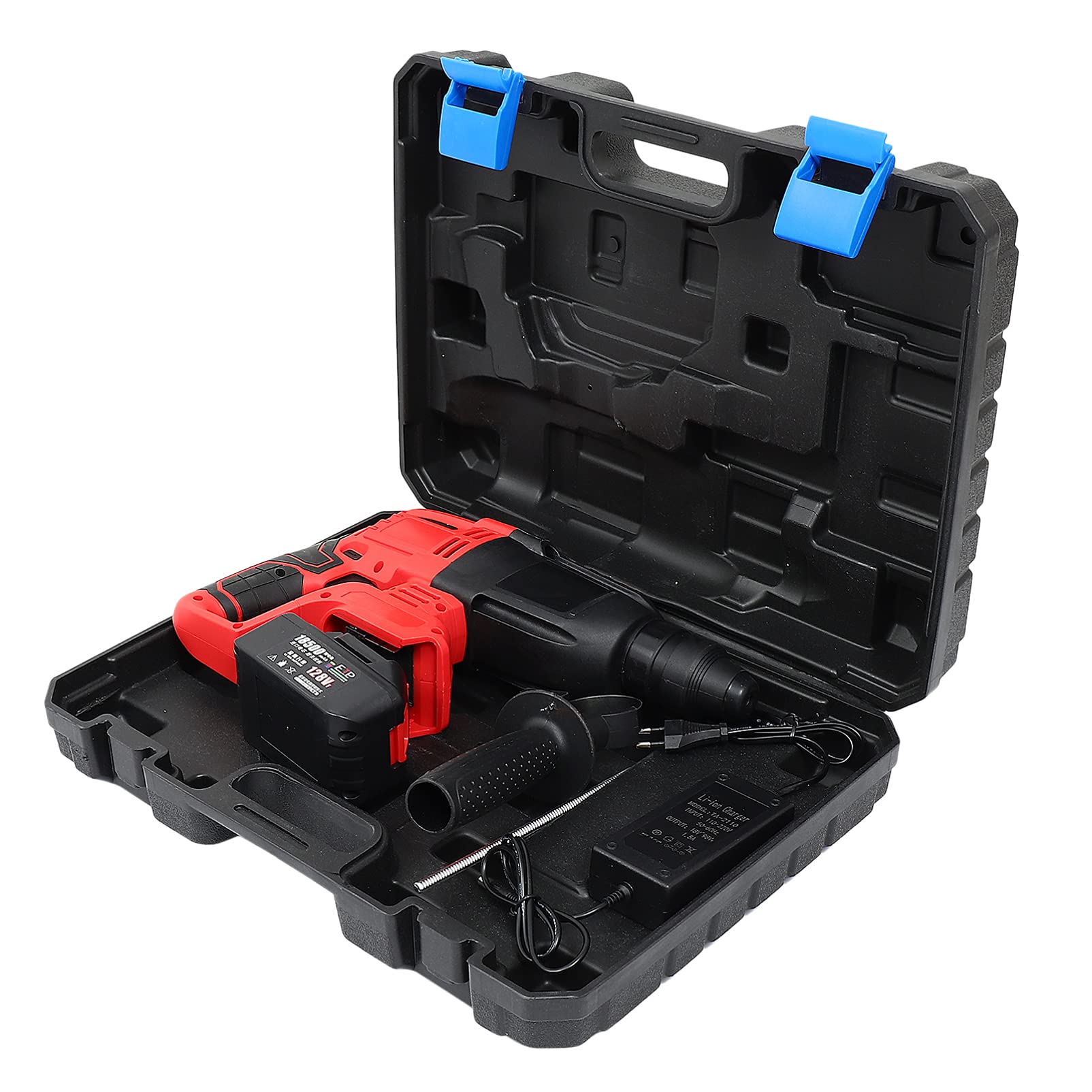 UKCOCO Cordless Electric Drill Set - 20V Rechargeable Hammer Drill with US Plug, Multi-Functional Power Tool for DIY, Woodworking & Home Renovation | Includes Battery & Charger | Perfect for Drilling, Screwing & Masonry Work