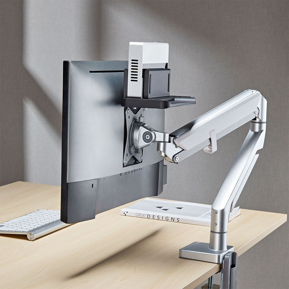 Activiva Multifunctional Thin Client Stand - Compact NUC & Mini PC Holder for Space-Saving Workspace Setup | Home Office, Gaming & Entertainment Use