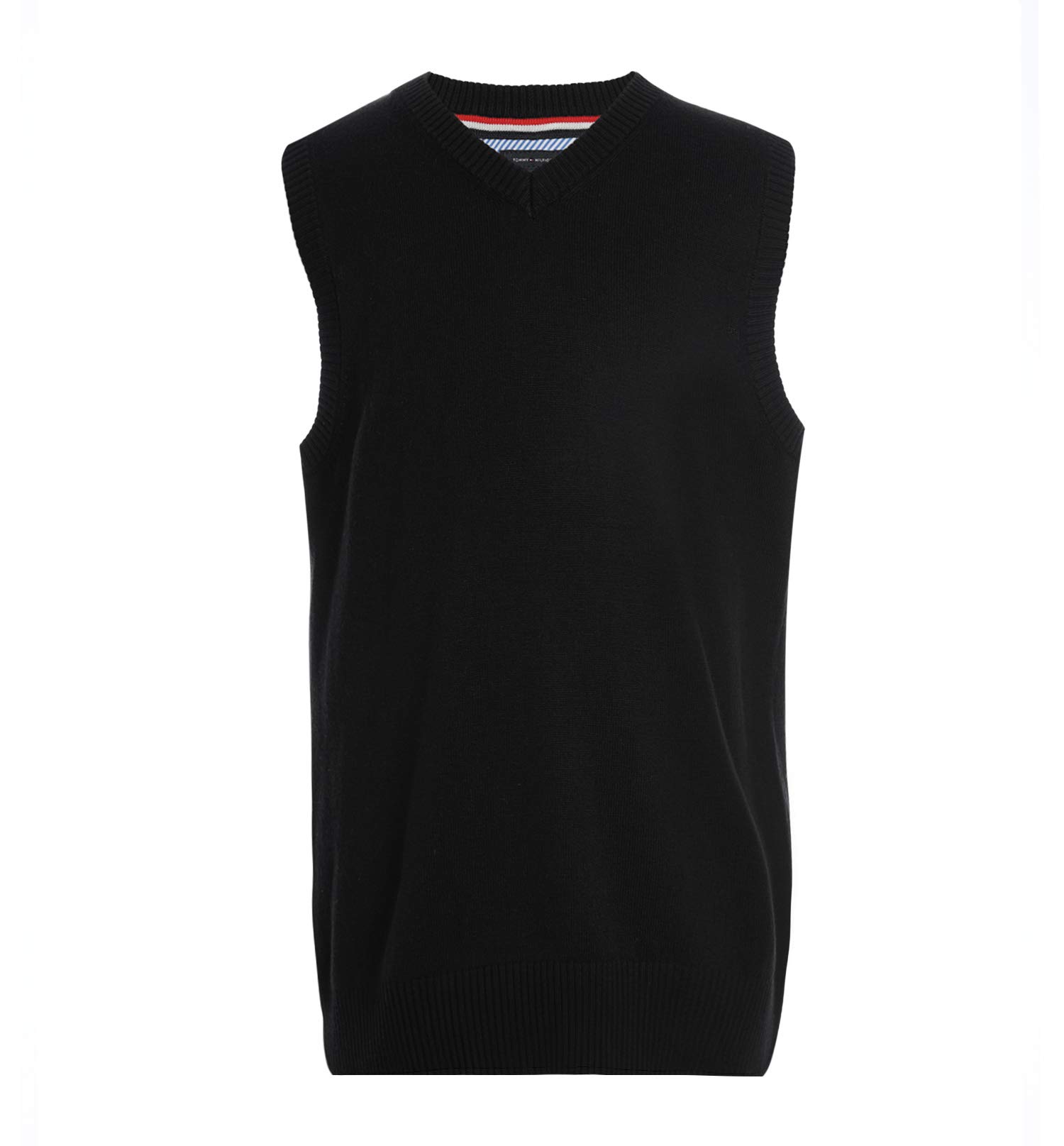 Tommy Hilfiger Boys Sleeveless V-Neck Sweater Vest for Kids - School Uniform Pullover for Boys - Comfortable & Stylish for School, Church, and Formal Occasions