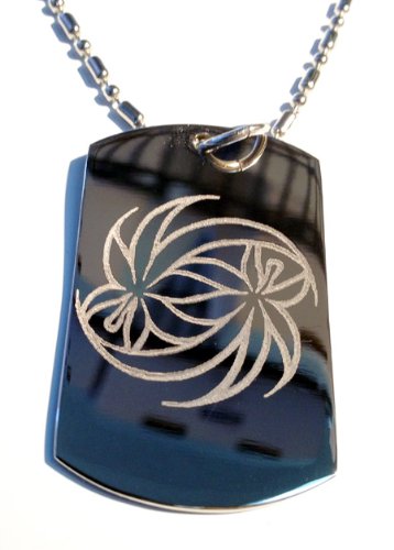 Military Dog Tag Necklace with Weed Swirl Marijuana Leaf Design - Keychain, Luggage Tag & Fashion Accessory for Stoner Lifestyle, 420 Gifts & Cannabis Enthusiasts