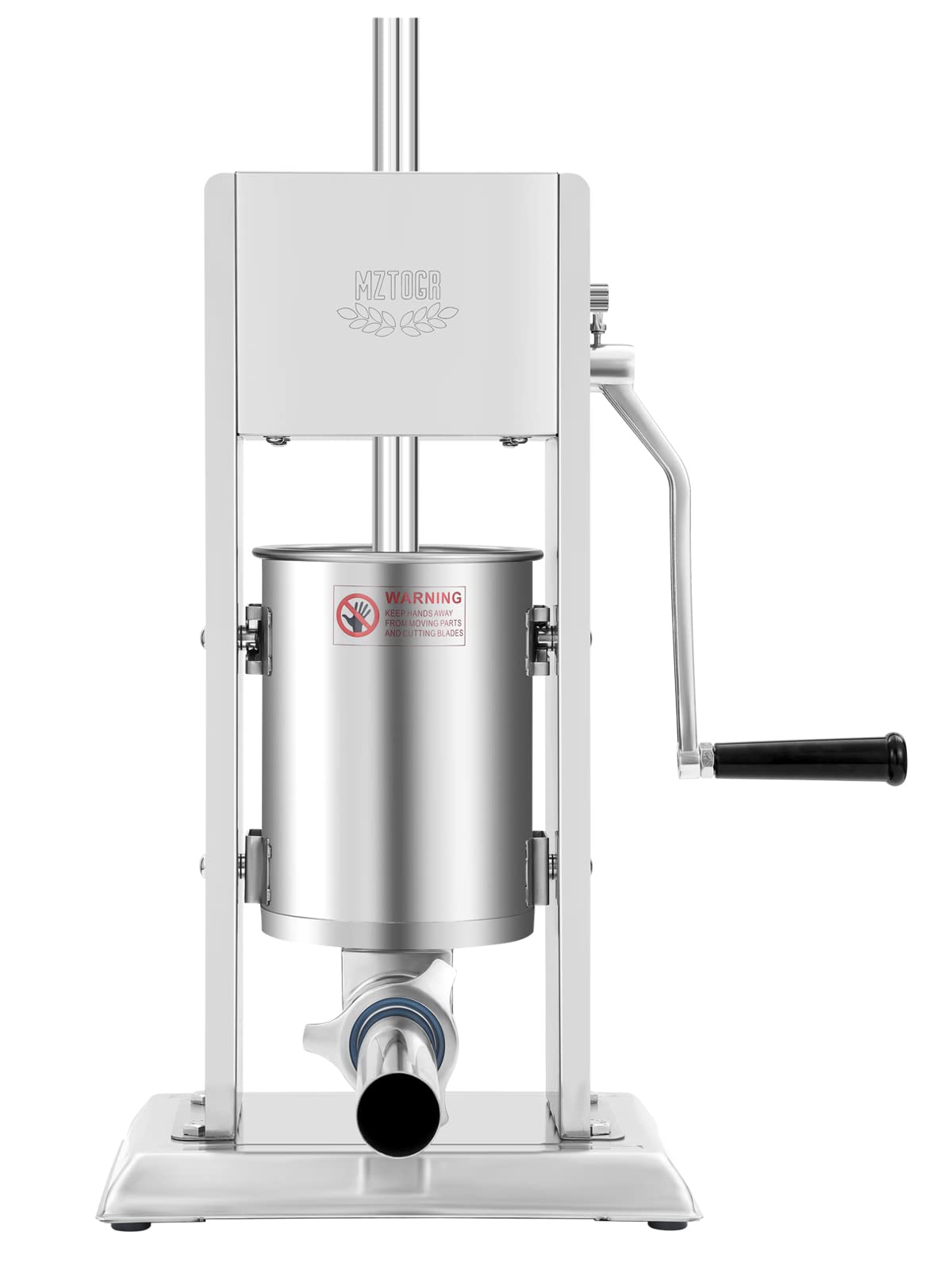 Premium Stainless Steel Vertical Sausage Stuffer - Dual Speed 2-in-1 Sausage Maker & Churro Maker (12LBS/5L Capacity) - Perfect for Home Kitchen, Butcher Shops & Commercial Use - Make Sausages, Spanish Churros & More with Ease