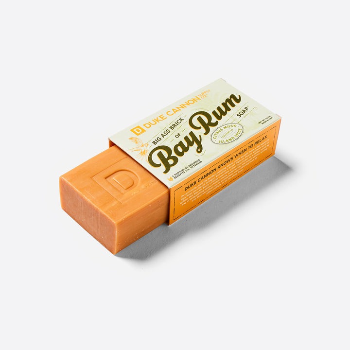 Bay Rum Scented Large Brick Soap - Long-Lasting & Moisturizing for Men & Women - Perfect for Shaving, Bathing & Gifting