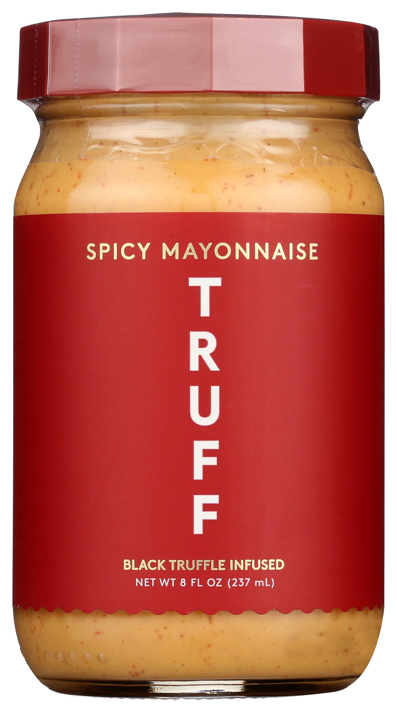 **Truff Black Truffle Infused Spicy Mayonnaise – Gluten Free, No Preservatives – 8 fl oz (Pack of 6) – Perfect for Burgers, Sandwiches & Gourmet Dishes**